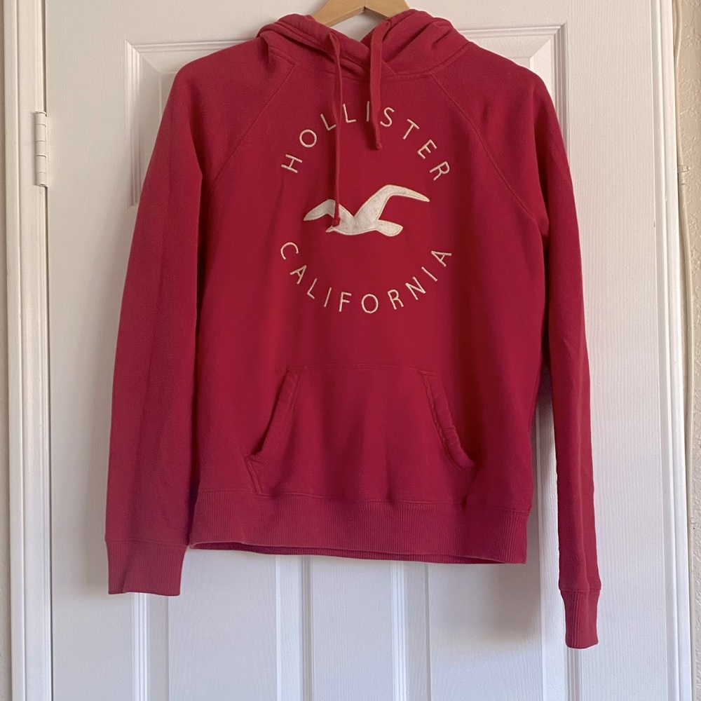 Red Hollister sweatshirt